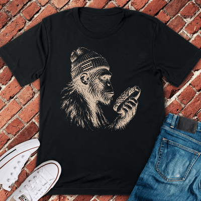 Chicago Dog Chimp T-Shirt - Graphic Tee - Gift for Chicago Lovers - Unisex