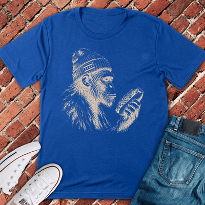 Chicago Dog Chimp T-Shirt - Graphic Tee - Gift for Chicago Lovers - Unisex