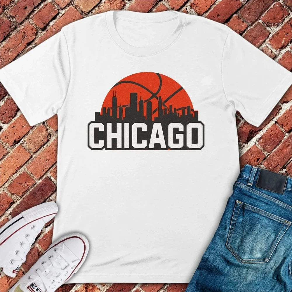 Chicago Basketball T-Shirt - Graphic Tee - Gift for Chicago Lovers - Unisex