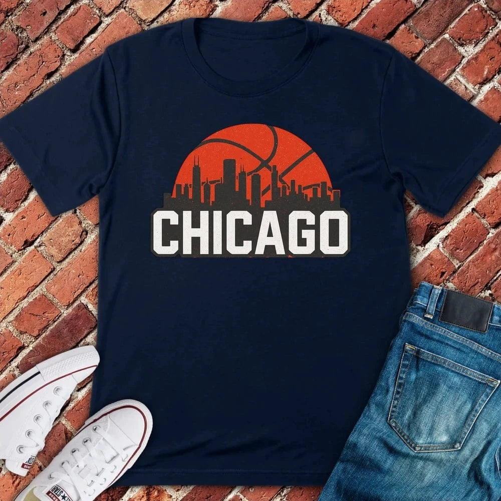 Chicago Basketball T-Shirt - Graphic Tee - Gift for Chicago Lovers - Unisex