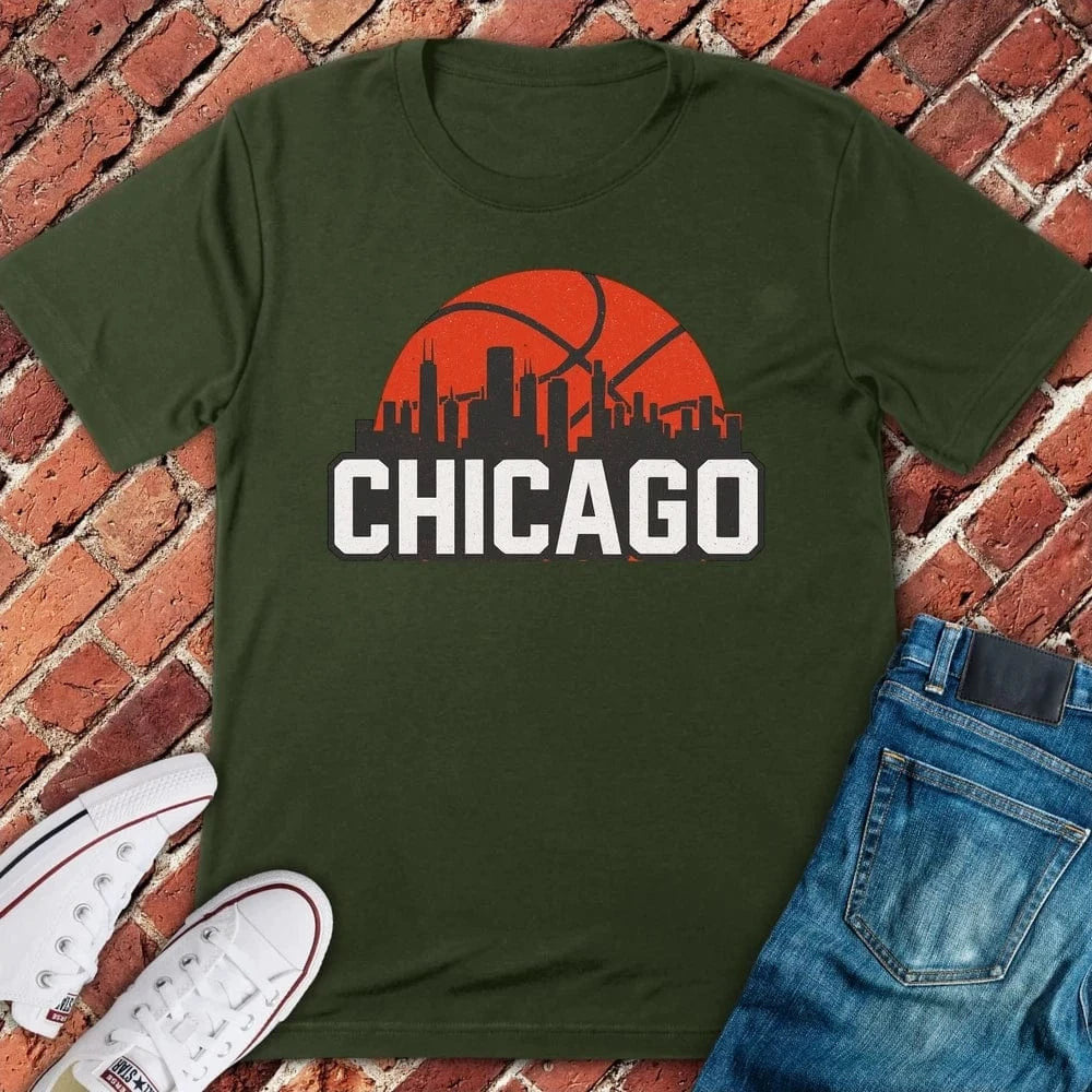 Chicago Basketball T-Shirt - Graphic Tee - Gift for Chicago Lovers - Unisex