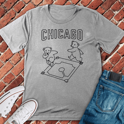 Chicago Bear Jig T-Shirt - Graphic Tee - Gift for Chicago Lovers - Unisex