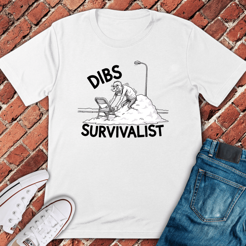 Dibs Survivalist T-Shirt - Chicago Graphic Tee - Gift for Chicago Lovers - Unisex