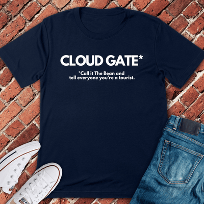 Cloud Gate Tourist T-Shirt - Chicago Graphic Tee - Gift for Chicago Lovers - Unisex