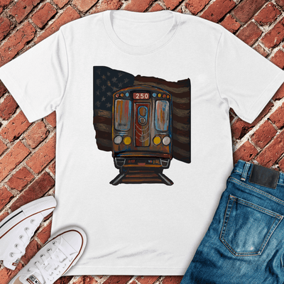 Chi Train 250 T-Shirt - Graphic Tee - Gift for Chicago Lovers - Unisex