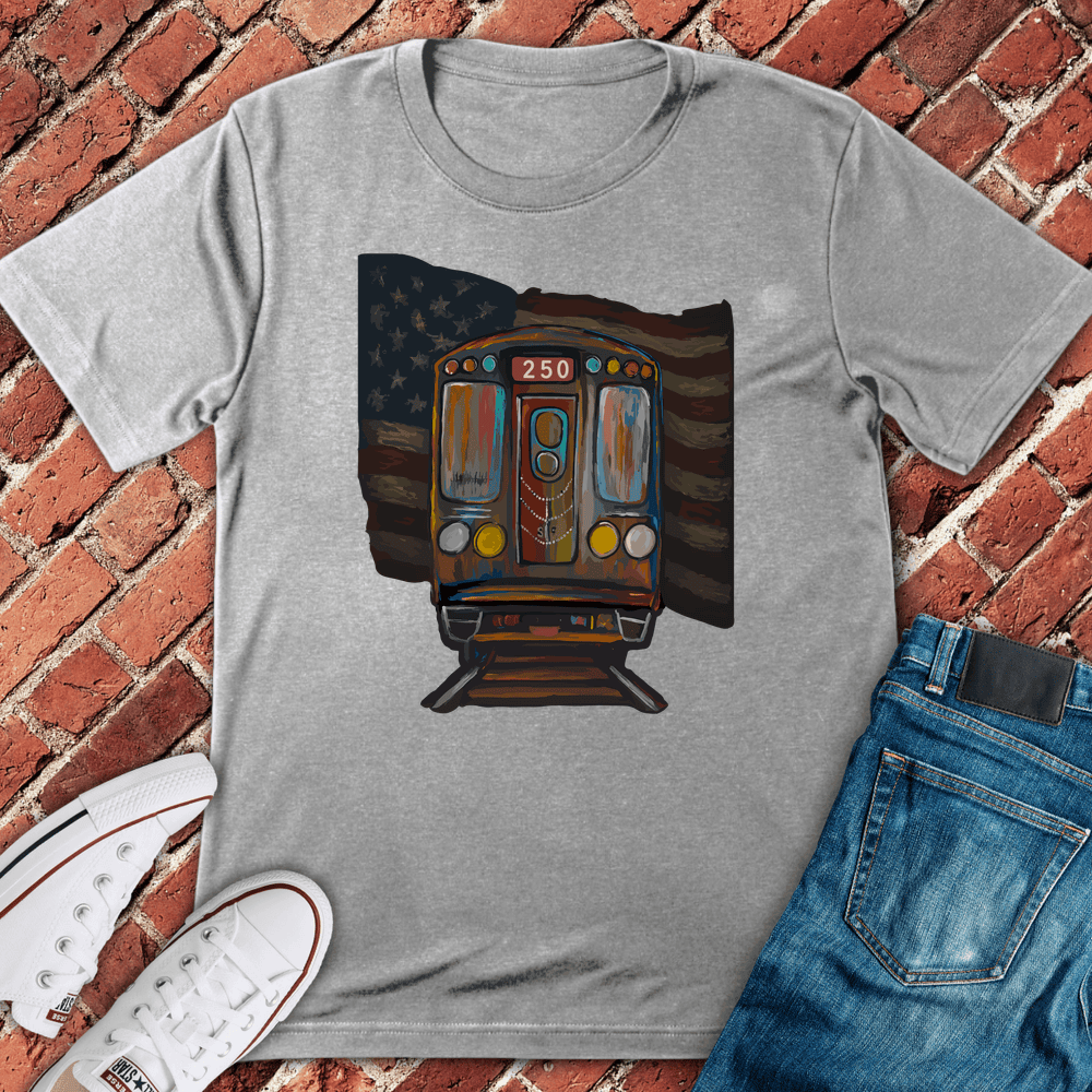 Chi Train 250 T-Shirt - Graphic Tee - Gift for Chicago Lovers - Unisex