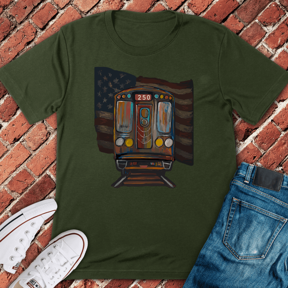 Chi Train 250 T-Shirt - Graphic Tee - Gift for Chicago Lovers - Unisex
