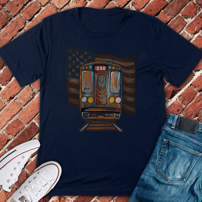Chi Train 250 T-Shirt - Graphic Tee - Gift for Chicago Lovers - Unisex