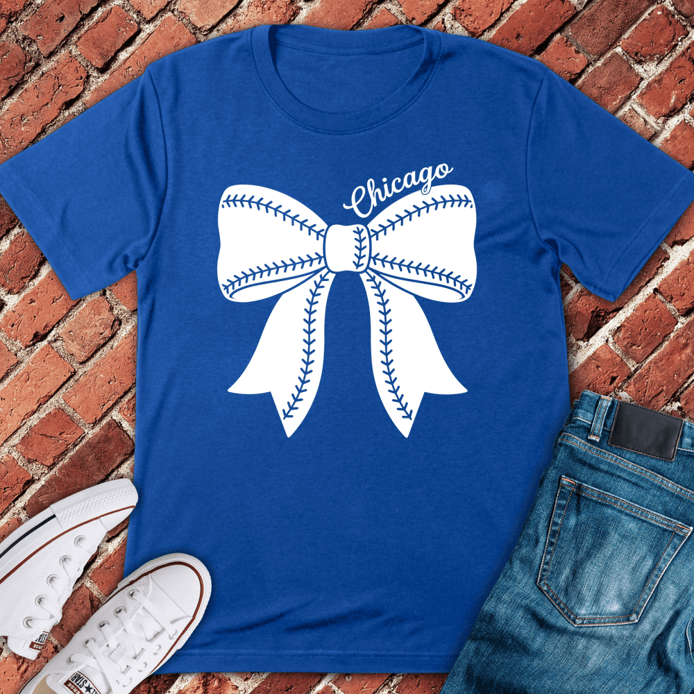 Chicago Ball Bow T-Shirt - Graphic Tee - Gift for Chicago Lovers - Unisex