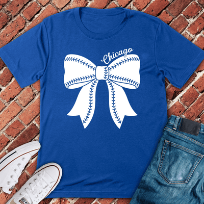 Chicago Ball Bow T-Shirt - Graphic Tee - Gift for Chicago Lovers - Unisex