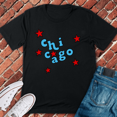 Chi Starburst T-Shirt - Graphic Tee - Gift for Chicago Lovers - Unisex