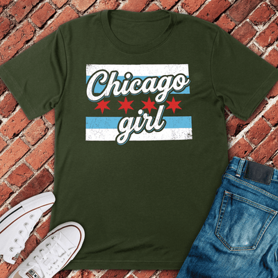 Chi City Girl T-Shirt - Graphic Tee - Gift for Chicago Lovers
