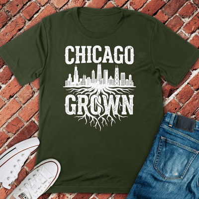 Chicago Grown T-Shirt - Graphic Tee - Gift for Chicago Lovers - Unisex