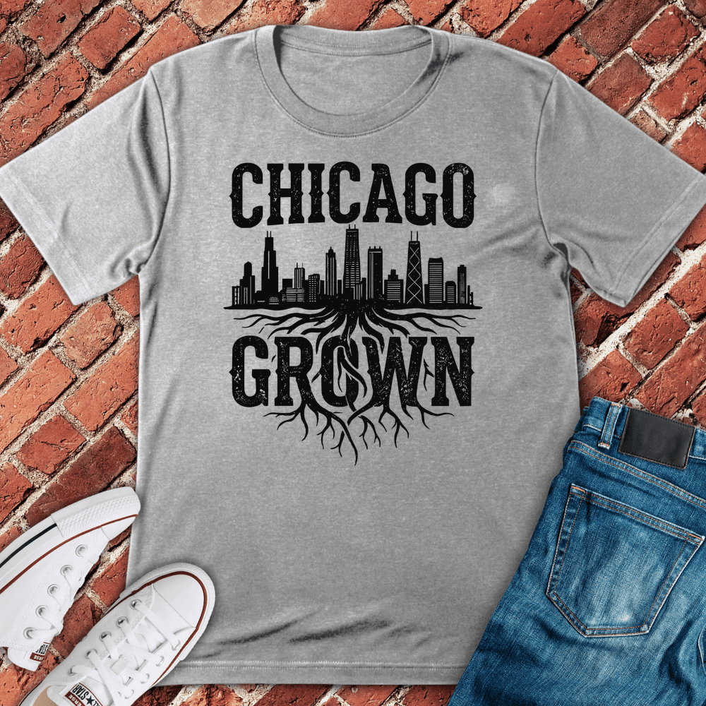 Chicago Grown T-Shirt - Graphic Tee - Gift for Chicago Lovers - Unisex