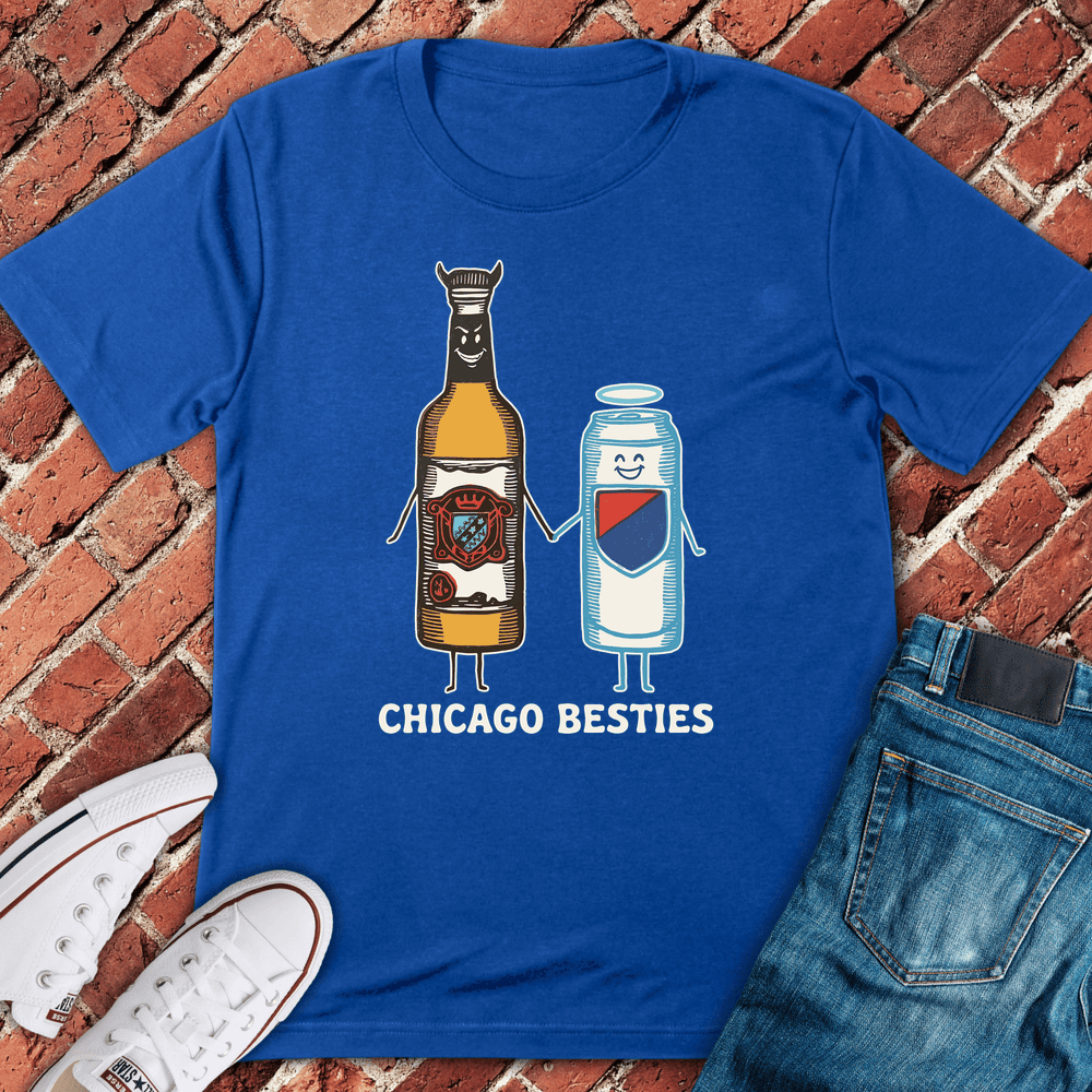 Chicago Besties T-Shirt - Graphic Tee - Gift for Chicago Lovers - Unisex