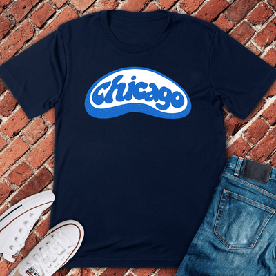 Chicago Script Badge T-Shirt - Graphic Tee - Gift for Chicago Lovers - Unisex