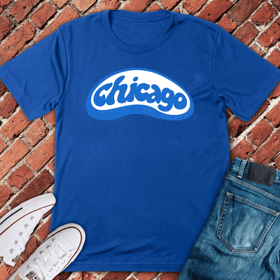 Chicago Script Badge T-Shirt - Graphic Tee - Gift for Chicago Lovers - Unisex