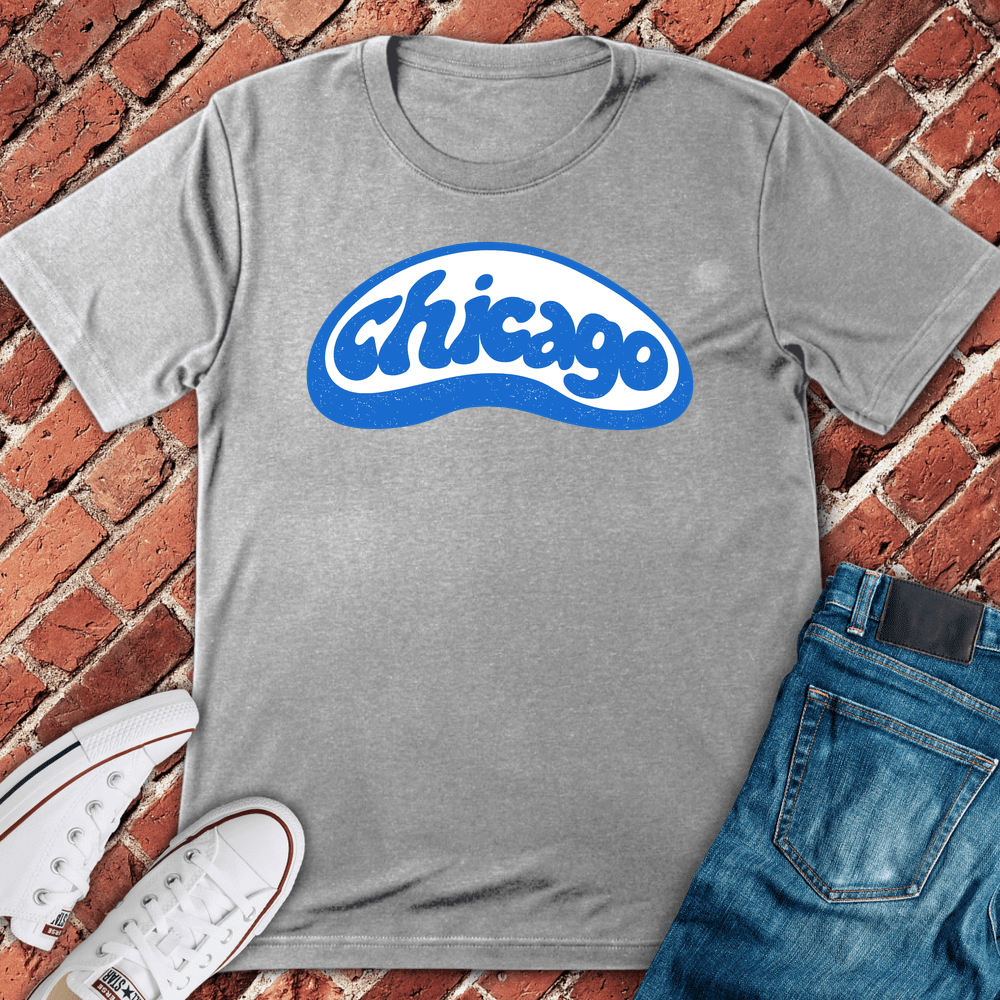 Chicago Script Badge T-Shirt - Graphic Tee - Gift for Chicago Lovers - Unisex