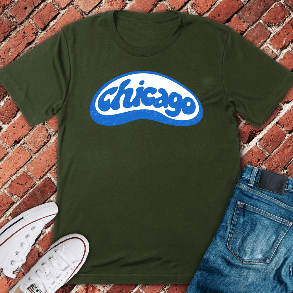 Chicago Script Badge T-Shirt - Graphic Tee - Gift for Chicago Lovers - Unisex