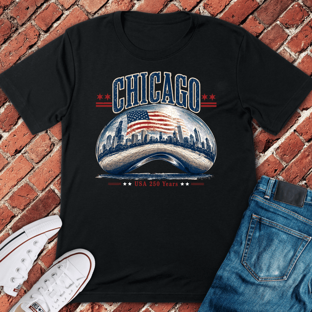 Chi Bean 250 T-Shirt - Graphic Tee - Gift for Chicago Lovers - Unisex