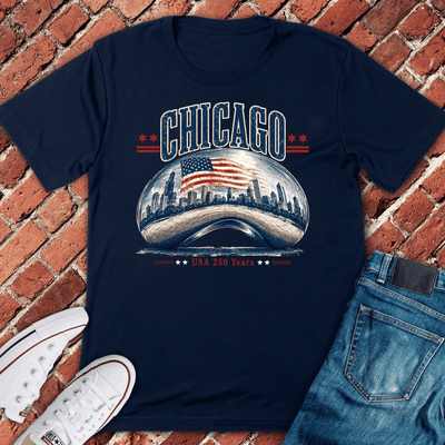 Chi Bean 250 T-Shirt - Graphic Tee - Gift for Chicago Lovers - Unisex