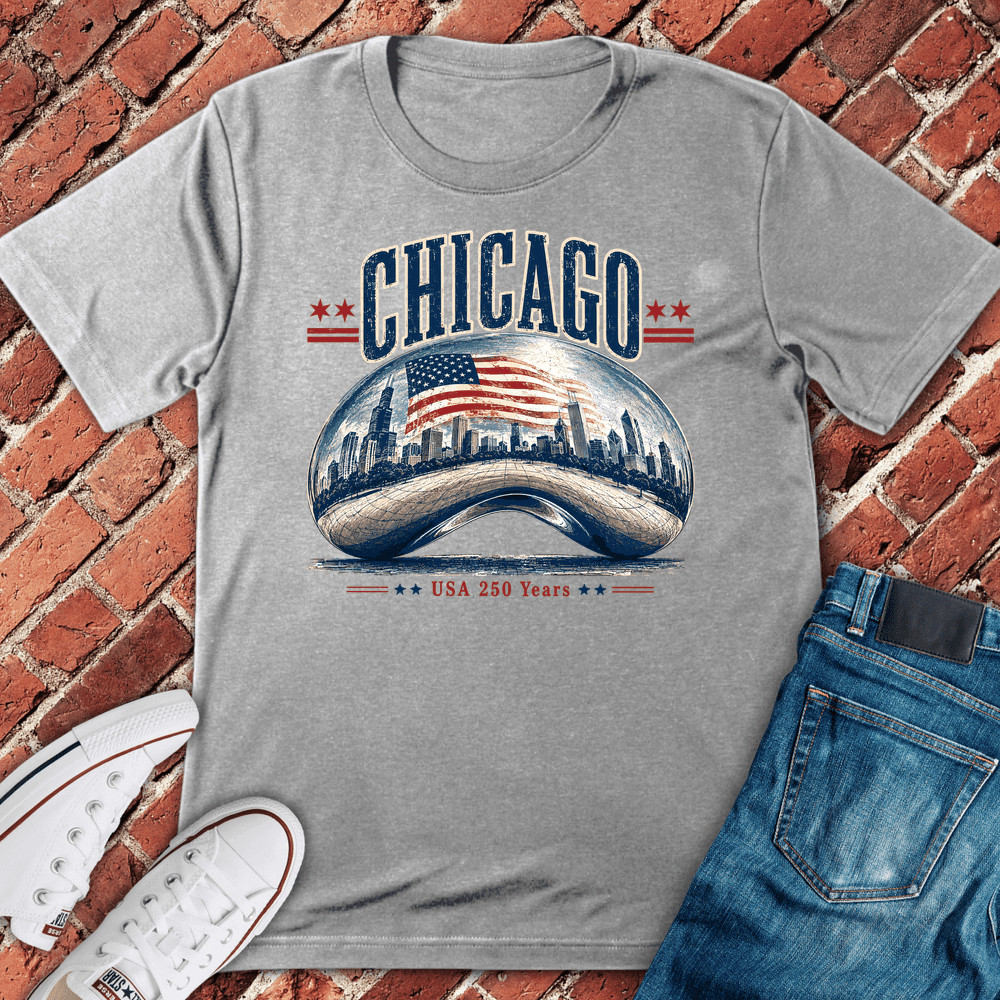 Chi Bean 250 T-Shirt - Graphic Tee - Gift for Chicago Lovers - Unisex