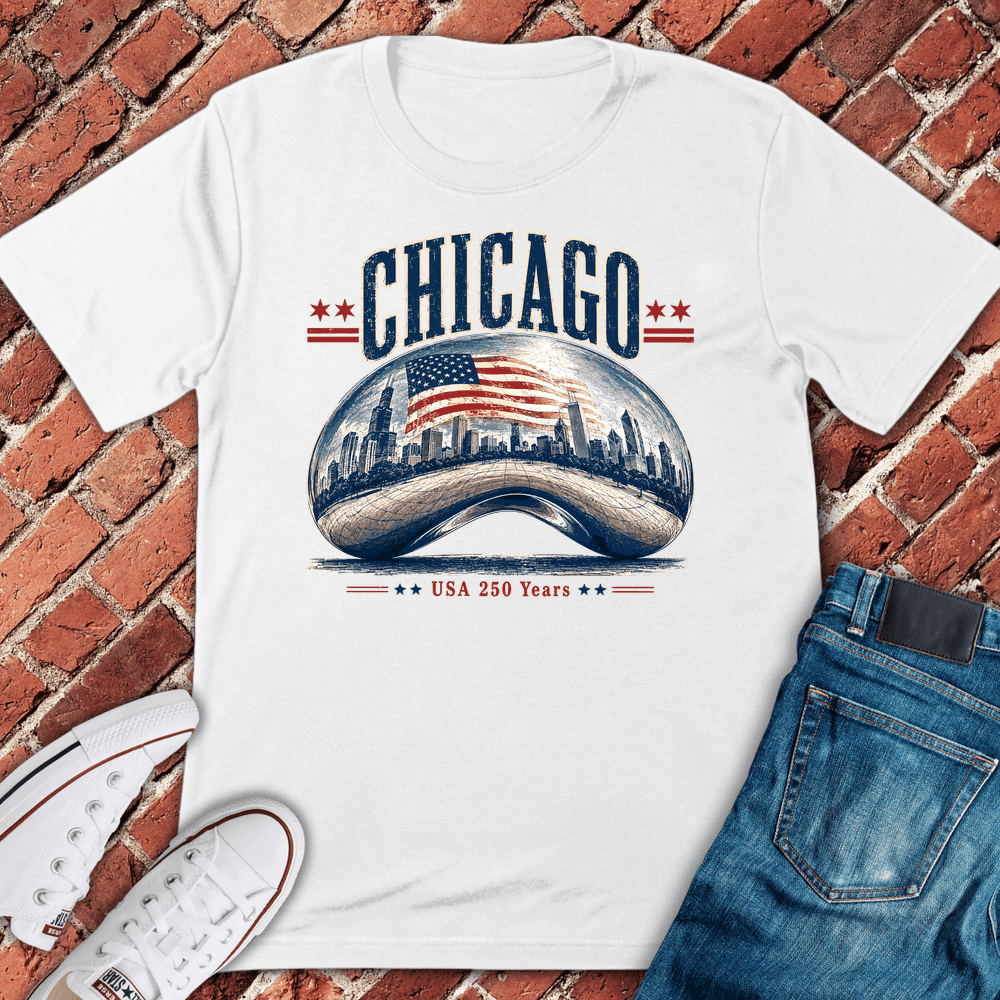 Chi Bean 250 T-Shirt - Graphic Tee - Gift for Chicago Lovers - Unisex
