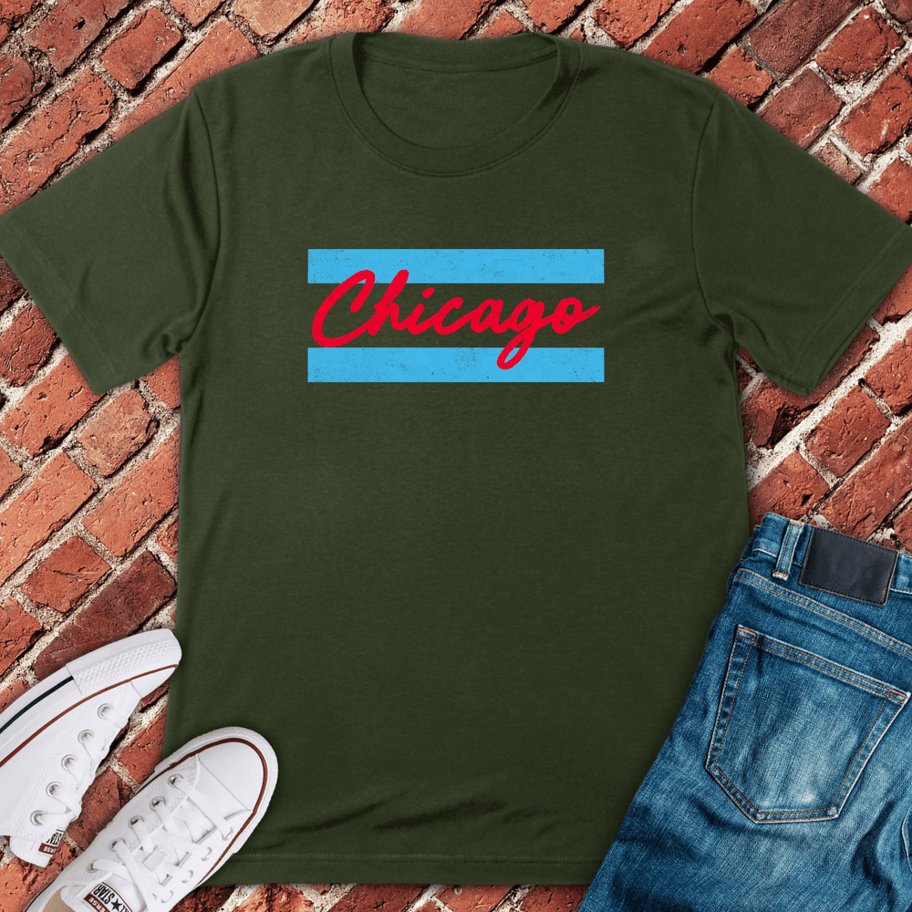 Chicago Brush T-Shirt - Graphic Tee - Gift for Chicago Lovers - Unisex
