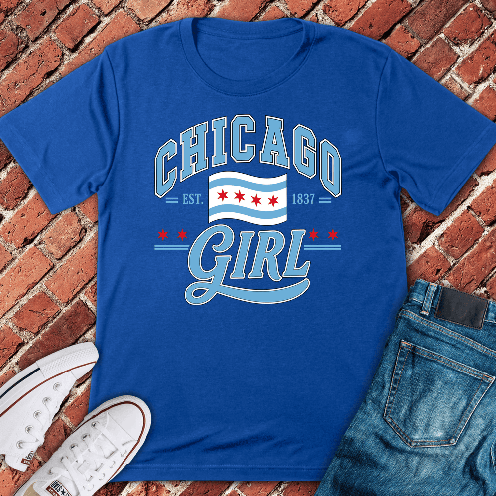 Chi Girl T-Shirt - Graphic Tee - Gift for Chicago Lovers