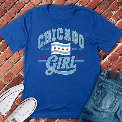 Chi Girl T-Shirt - Graphic Tee - Gift for Chicago Lovers