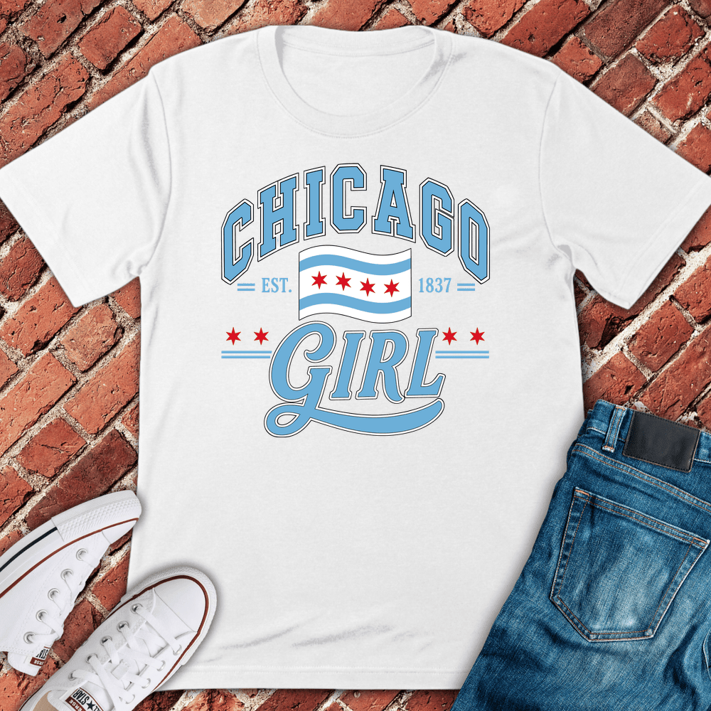 Chi Girl T-Shirt - Graphic Tee - Gift for Chicago Lovers