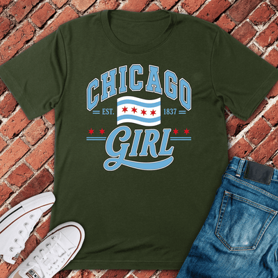 Chi Girl T-Shirt - Graphic Tee - Gift for Chicago Lovers