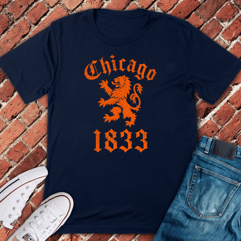 Chicago Lion T-Shirt - Graphic Tee - Gift for Chicago Lovers - Unisex