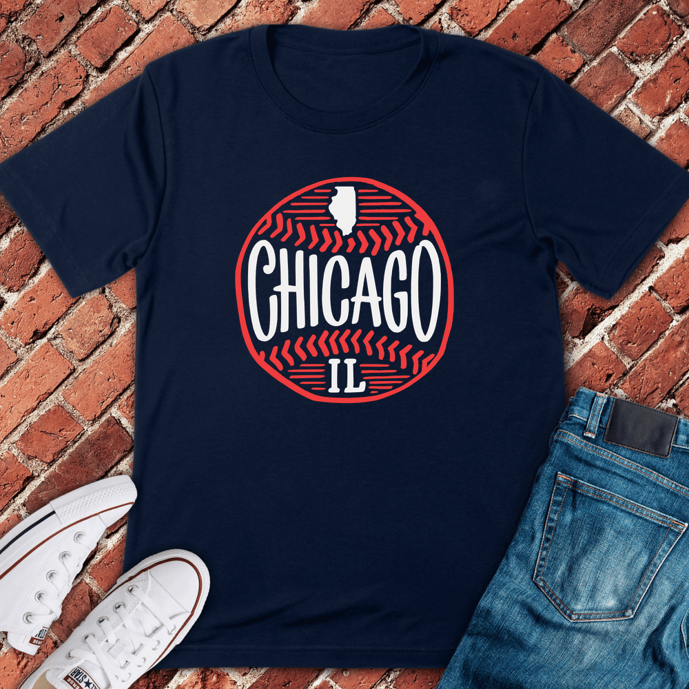 Chicago Baseball Vibes T-Shirt - Graphic Tee - Gift for Chicago Lovers - Unisex
