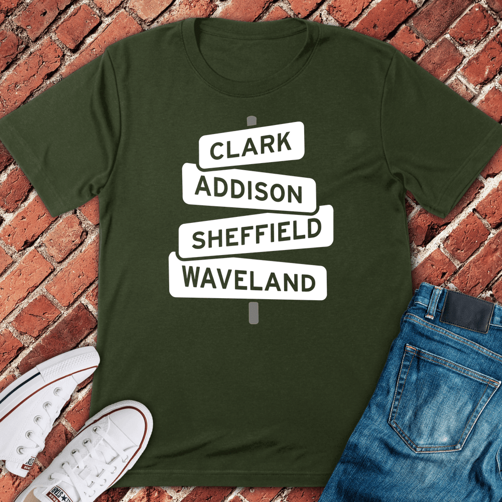 Clark And Addison T-Shirt - Chicago Graphic Tee - Gift for Chicago Lovers - Unisex