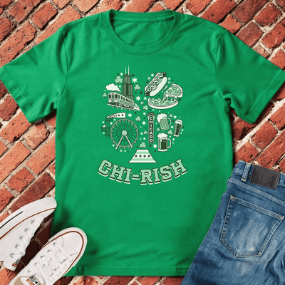Chi Town Icons T-Shirt - Graphic Tee - Gift for Chicago Lovers - Unisex