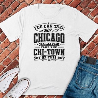 Chi Town Heart T-Shirt - Graphic Tee - Gift for Chicago Lovers - Unisex