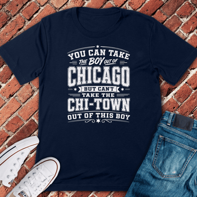 Chi Town Heart T-Shirt - Graphic Tee - Gift for Chicago Lovers - Unisex