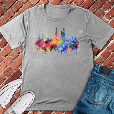 Chicago Color Splash T-Shirt - Graphic Tee - Gift for Chicago Lovers - Unisex