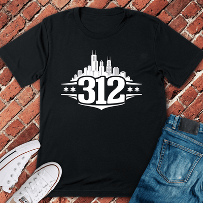 Chicago 312 Pride T-Shirt - Graphic Tee - Gift for Chicago Lovers - Unisex