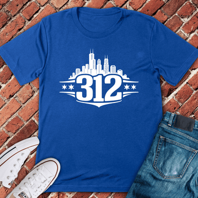 Chicago 312 Pride T-Shirt - Graphic Tee - Gift for Chicago Lovers - Unisex