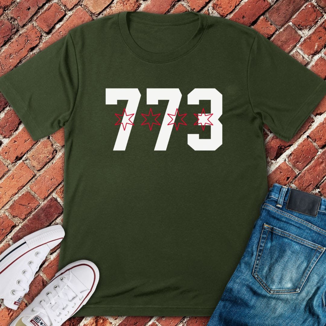 773 Stars T-Shirt - Chicago Graphic Tee - Gift for Chicago Lovers - Unisex