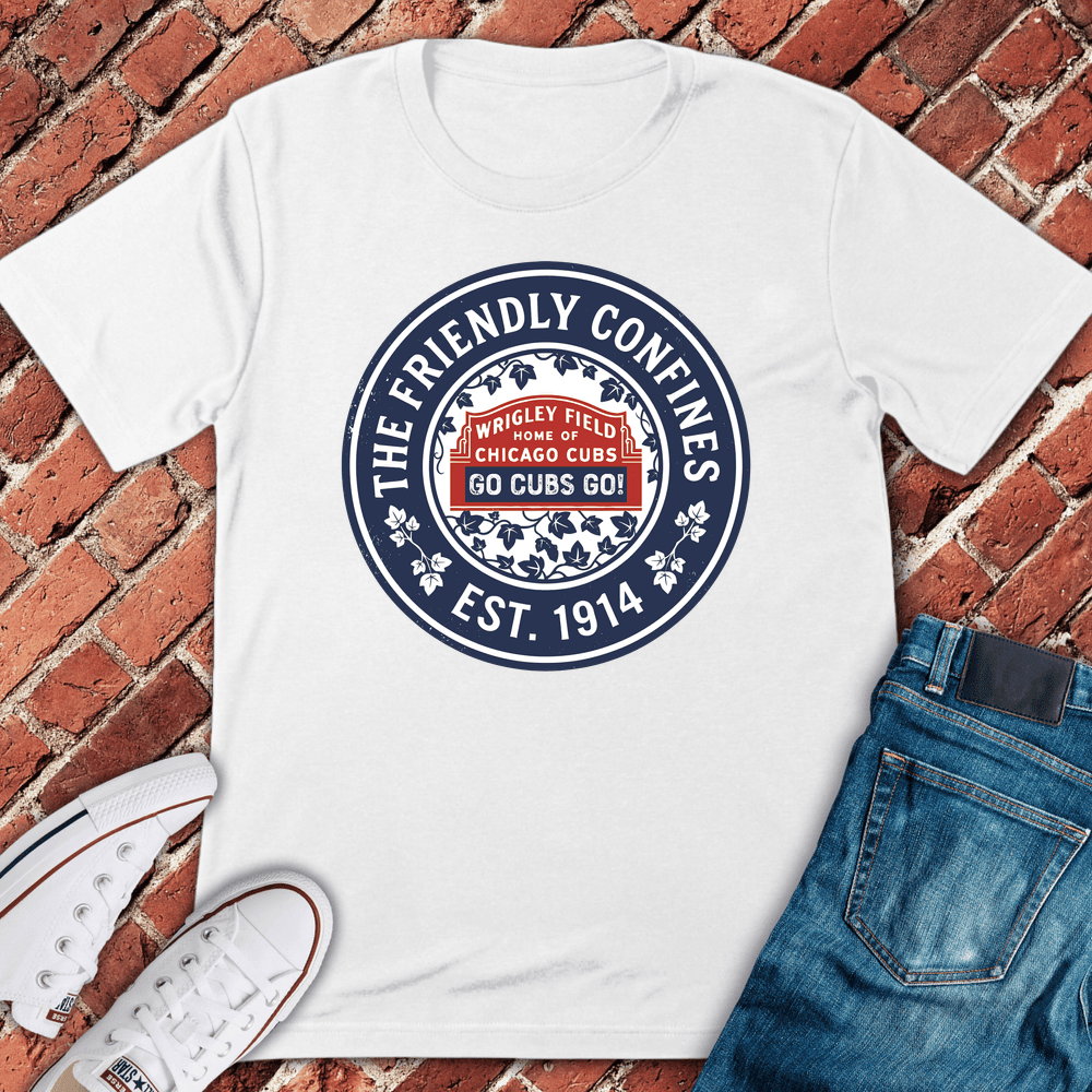 Friendly Confines T-Shirt - Chicago Graphic Tee - Gift for Chicago Lovers - Unisex