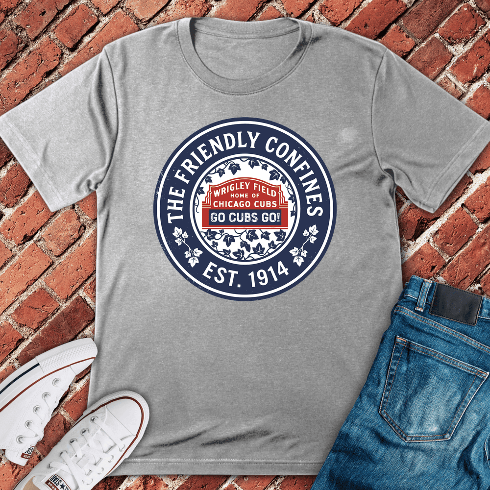 Friendly Confines T-Shirt - Chicago Graphic Tee - Gift for Chicago Lovers - Unisex