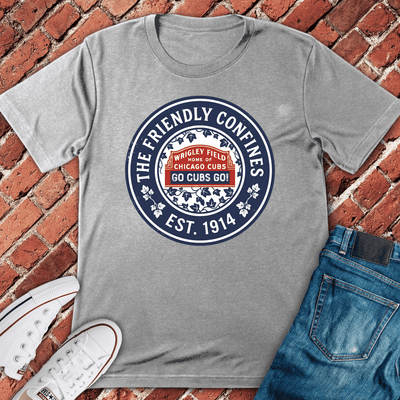 Friendly Confines T-Shirt - Chicago Graphic Tee - Gift for Chicago Lovers - Unisex