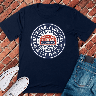 Friendly Confines T-Shirt - Chicago Graphic Tee - Gift for Chicago Lovers - Unisex