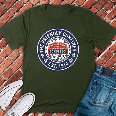 Friendly Confines T-Shirt - Chicago Graphic Tee - Gift for Chicago Lovers - Unisex