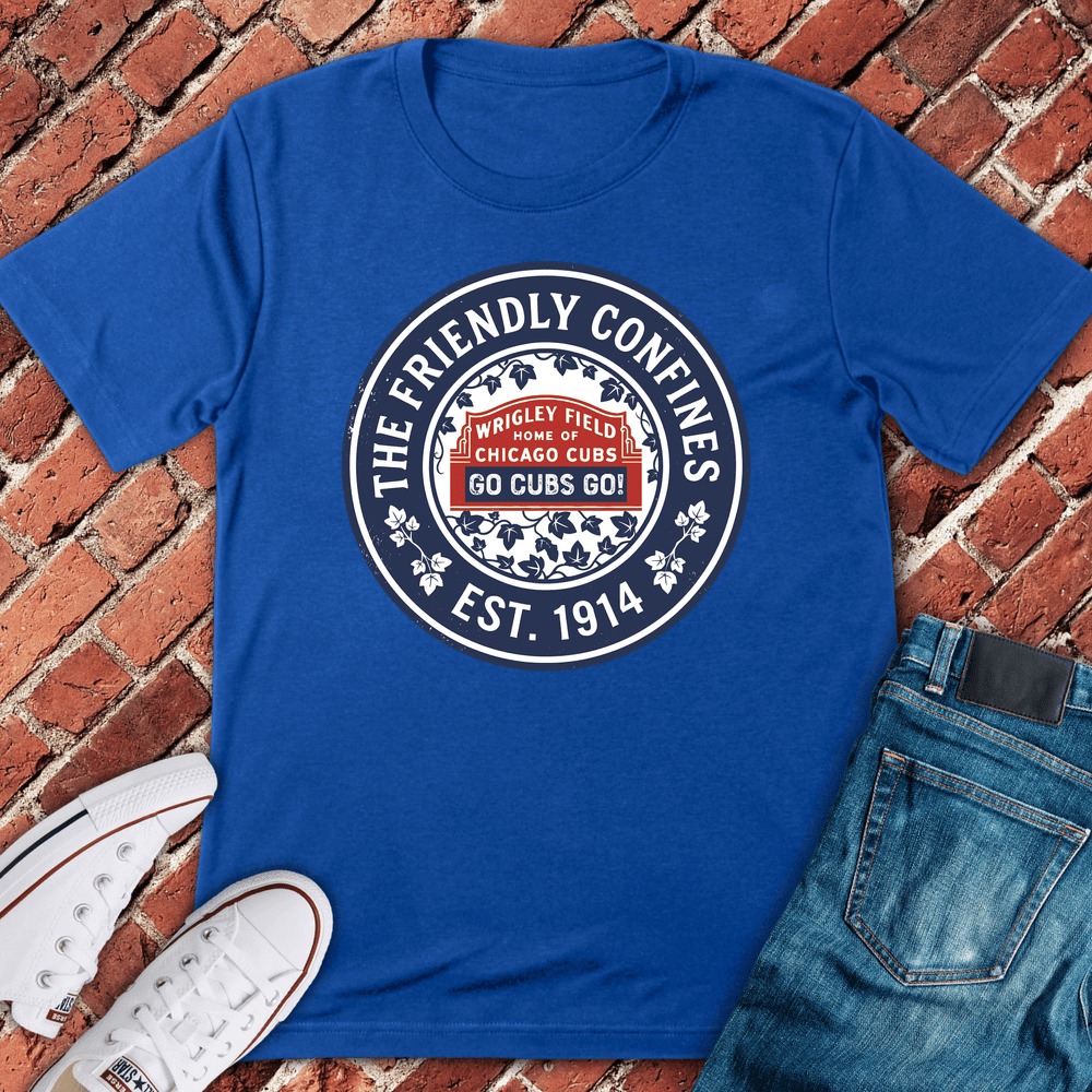 Friendly Confines T-Shirt - Chicago Graphic Tee - Gift for Chicago Lovers - Unisex