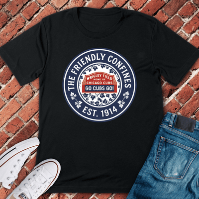 Friendly Confines T-Shirt - Chicago Graphic Tee - Gift for Chicago Lovers - Unisex