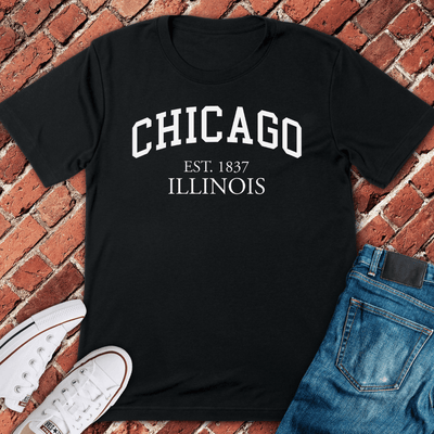 EST. 1837 T-Shirt - Chicago Graphic Tee - Gift for Chicago Lovers - Unisex